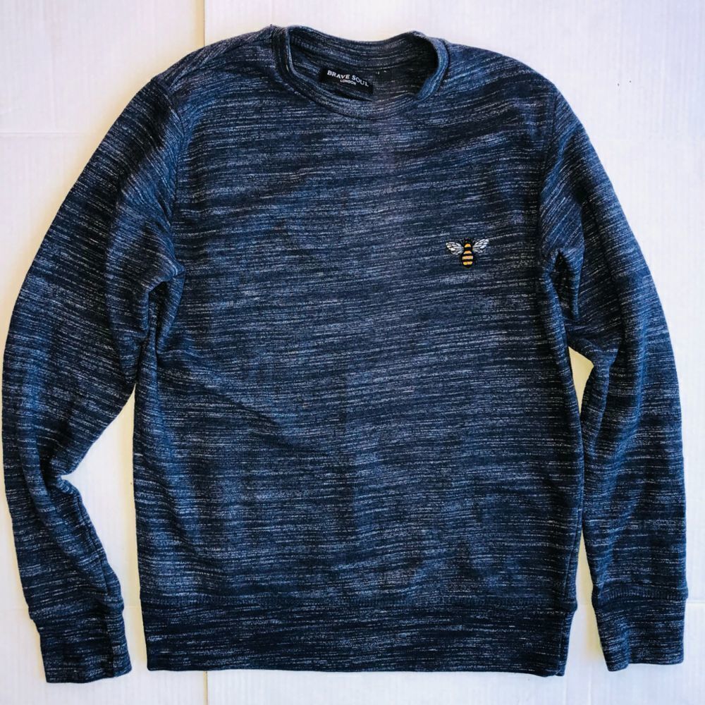 𝅺nwot Womens Small Brave Soul London LS Pullover Sweatshirt